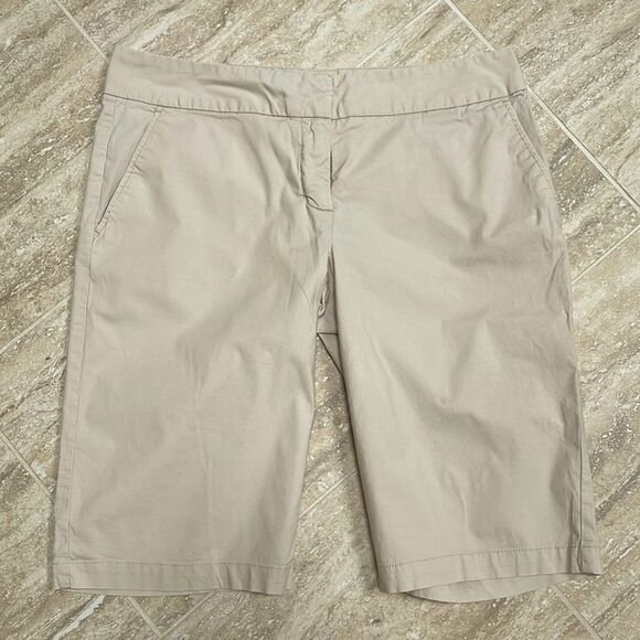 Zinc Twill tan Bermuda shorts - size 7 - Picture 1 of 4
